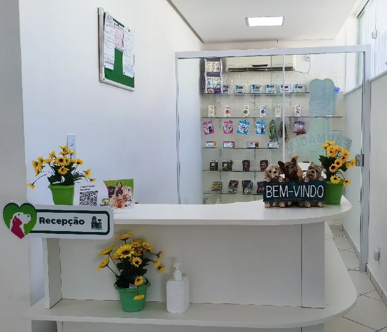 Recepção da clínica
